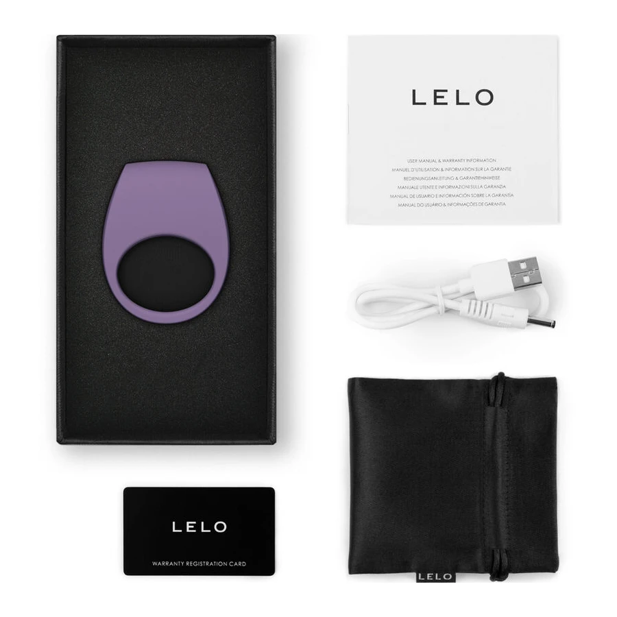 LELO - ANNEAU VIBRATEUR TOR 3 BLEU